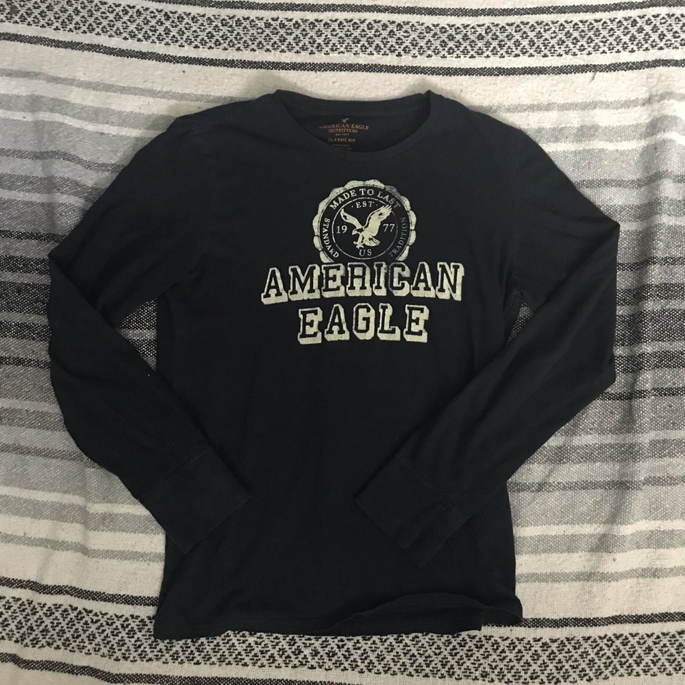 American Eagle Navy Blue Tee